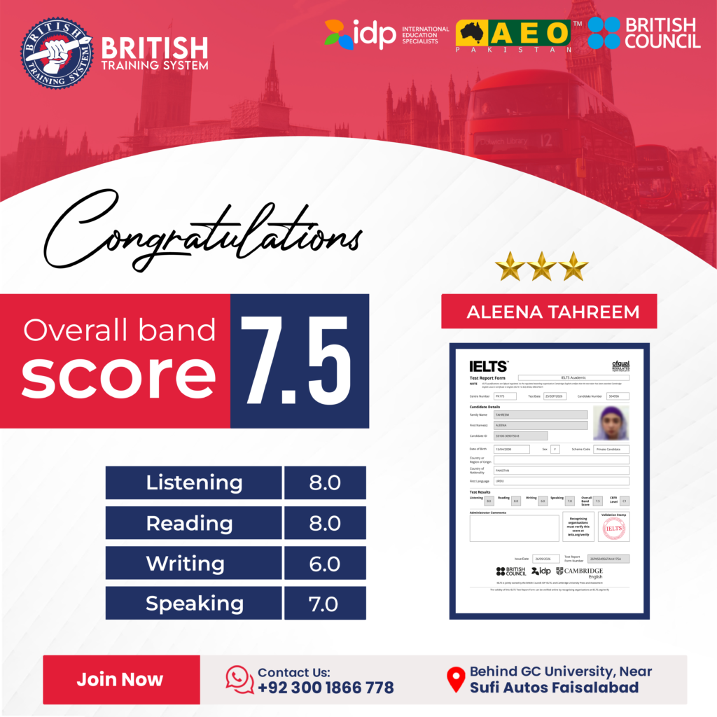Aleena Tahreem Result